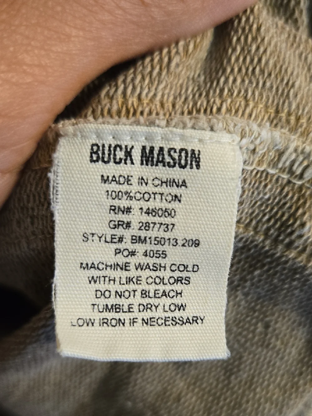 Buck Mason Brushed Loopback Hoodie